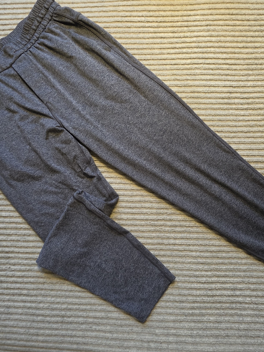 Lululemon City Sweat Jogger Mens M Marled Gray Tapered Athletic Pants